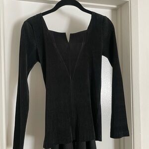 RARE Issey Miyake Long Sleeve Pleated Blouse